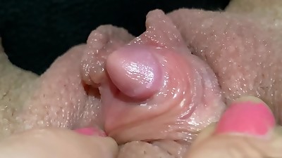Fresh hairy thicket phat clittie close up flick compilation point of view