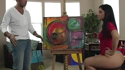 Luscious Lopez Paints a Masterwork with Her Phat Butt