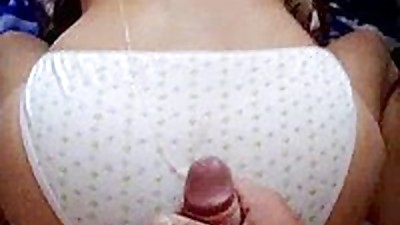 Cumshot on panties