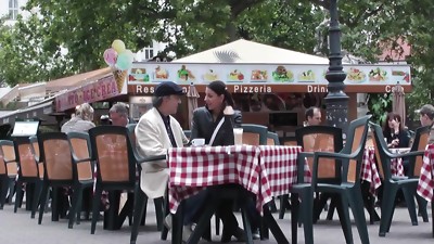 European teen fucked by old boy she encountered at pizzeria
