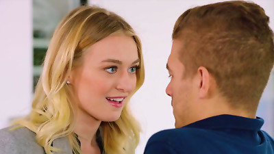 Young blonde student vixen improves her grades via nailing