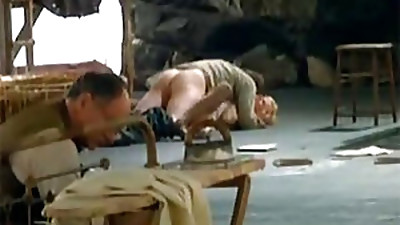 Very famous actress Nicole Kidman gets roughly fucked by a poor guy on her movie scenes