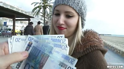 Money Will Make That Blonde Hoe Do Everything With Hard Cock