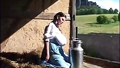 Massively Breasted MILF Milking Her Big Juggs All Day Long