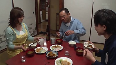 Cutest girl from Japan allows the guy to take a look at her boobs