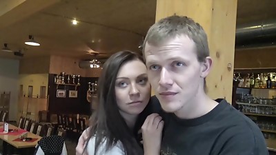 Girlfriend POV fucked by random guy in front of her BF