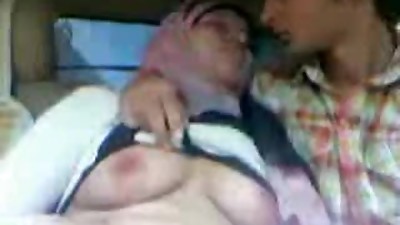 Arab couple makes out