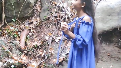 Go River And Fuck Outdoors Jungle With My Step Sister, Jizm ON FACE